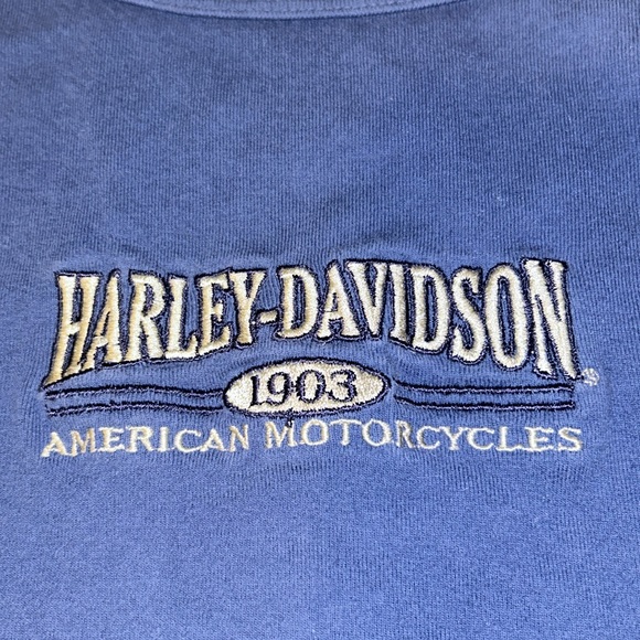 Harley Davidson long sleeve with patchwork elbows - size small used Bloomington - Picture 4 of 10